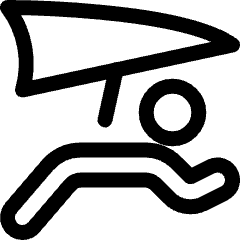 Sport Paragliding Icon from Ultimate Regular Set