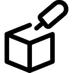 3 D Pen Box Icon from Ultimate Regular Set