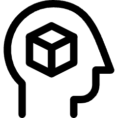 User 3 D Box Icon from Ultimate Regular Set