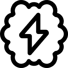 Brain Lightning Icon from Ultimate Regular Set