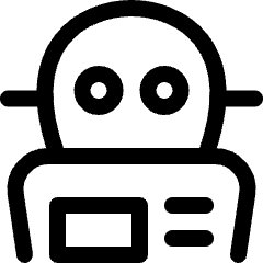 Robot Head 1 Icon from Ultimate Regular Set