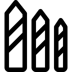 Hardware Drill Carbide Icon from Ultimate Regular Set