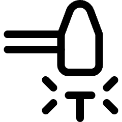 Hardware Hammer Nail Hit Icon from Ultimate Regular Set