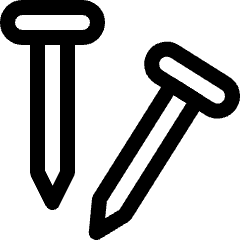 Hardware Nails Icon from Ultimate Regular Set