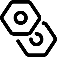 Hardware Nuts Icon from Ultimate Regular Set