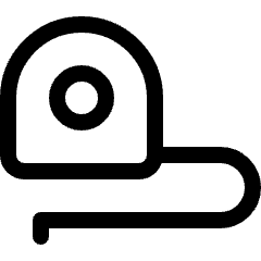 Measure Construction Icon from Ultimate Regular Set