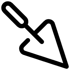Tools Flattener Triangle Icon from Ultimate Regular Set