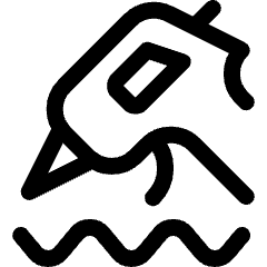 Tools Glue Gun Icon from Ultimate Regular Set