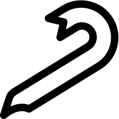 Tools Pry Bar Icon from Ultimate Regular Set