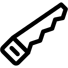 Tools Saw Icon from Ultimate Regular Set