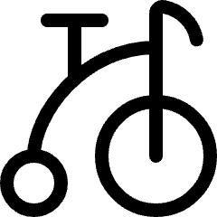 Bicycle Retro Icon from Ultimate Regular Set