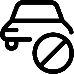 Car Actions Disable Icon from Ultimate Regular Set