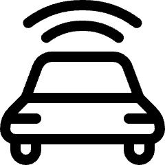 Car Actions Wifi Icon from Ultimate Regular Set