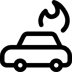 Car Repair Fire Icon from Ultimate Regular Set