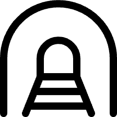 Road Tunnel 1 Icon from Ultimate Regular Set