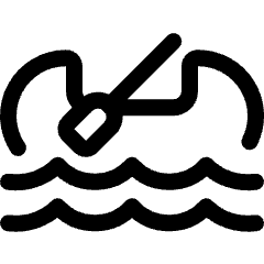 Sea Transport Kayak Icon from Ultimate Regular Set