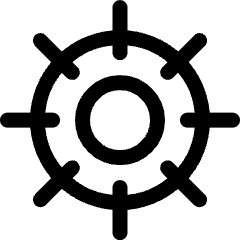 Sea Transport Wheel Boat Icon from Ultimate Regular Set