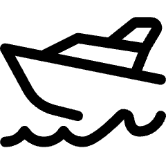 Sea Transport Yacht Icon from Ultimate Regular Set