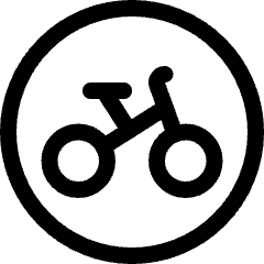 Road Sign Bicycles Icon from Ultimate Regular Set