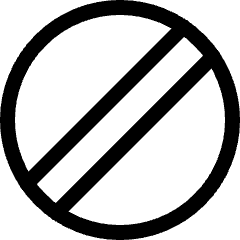 Road Sign No Entry 1 Icon from Ultimate Regular Set