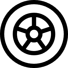 Car Tool Steering Wheel Icon from Ultimate Regular Set