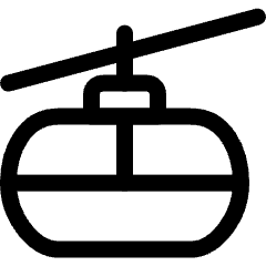 Cable Car Icon from Ultimate Regular Set