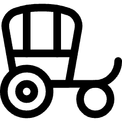 Vintage Car Carriage Icon from Ultimate Regular Set