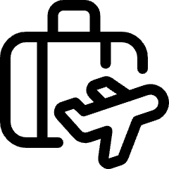 Baggage Plane Icon from Ultimate Regular Set
