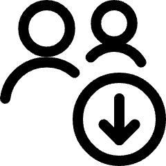 Multiple Actions Download Icon from Ultimate Regular Set