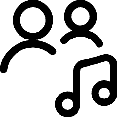 Multiple Actions Music Icon from Ultimate Regular Set