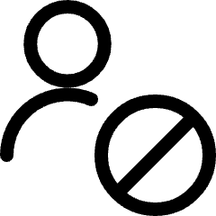 Single Neutral Actions Block Icon from Ultimate Regular Set