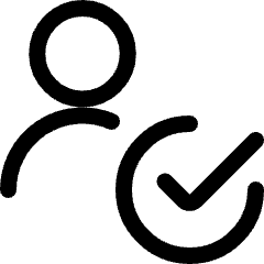 Single Neutral Actions Check 2 Icon from Ultimate Regular Set