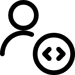 Single Neutral Actions Coding Icon from Ultimate Regular Set