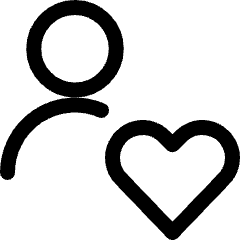 Single Neutral Actions Heart Icon from Ultimate Regular Set