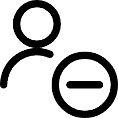 Single Neutral Actions Subtract Icon from Ultimate Regular Set
