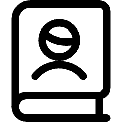 Single Man Book Icon from Ultimate Regular Set