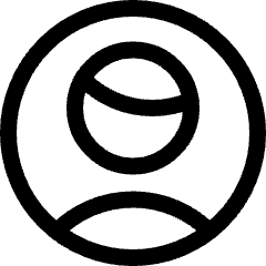 Single Man Circle Icon from Ultimate Regular Set