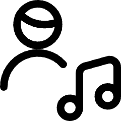 Single Man Actions Music Icon from Ultimate Regular Set