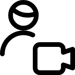 Single Man Actions Video Icon from Ultimate Regular Set