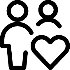 Multiple Actions Heart Icon from Ultimate Regular Set