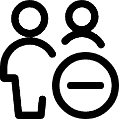 Multiple Actions Subtract Icon from Ultimate Regular Set