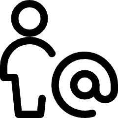 Single Neutral Actions Address Icon from Ultimate Regular Set