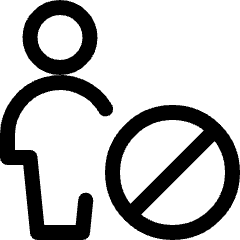 Single Neutral Actions Block Icon from Ultimate Regular Set