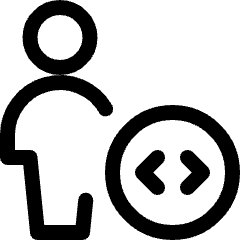 Single Neutral Actions Coding Icon from Ultimate Regular Set