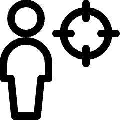 Single Neutral Aim Icon from Ultimate Regular Set