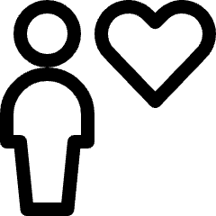 Single Neutral Heart Icon from Ultimate Regular Set