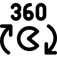 Video Game 360 Vr Icon from Ultimate Regular Set