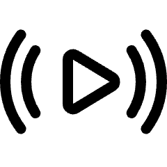Video Game Logo Streamplay Icon from Ultimate Regular Set