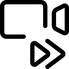 Controls Camera Forward Icon from Ultimate Regular Set