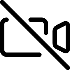 Controls Camera Off Icon from Ultimate Regular Set